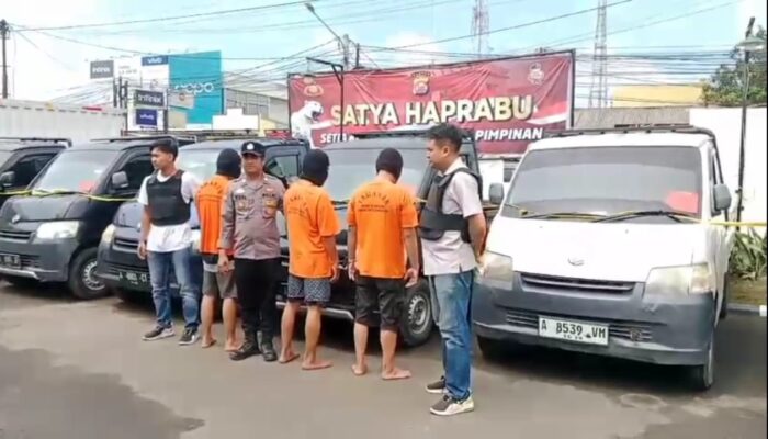 Rental Mode, Three Perpetrators Embezzled 14 Cars Successfully Arrested